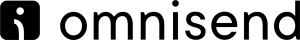 Omnisend logo - black